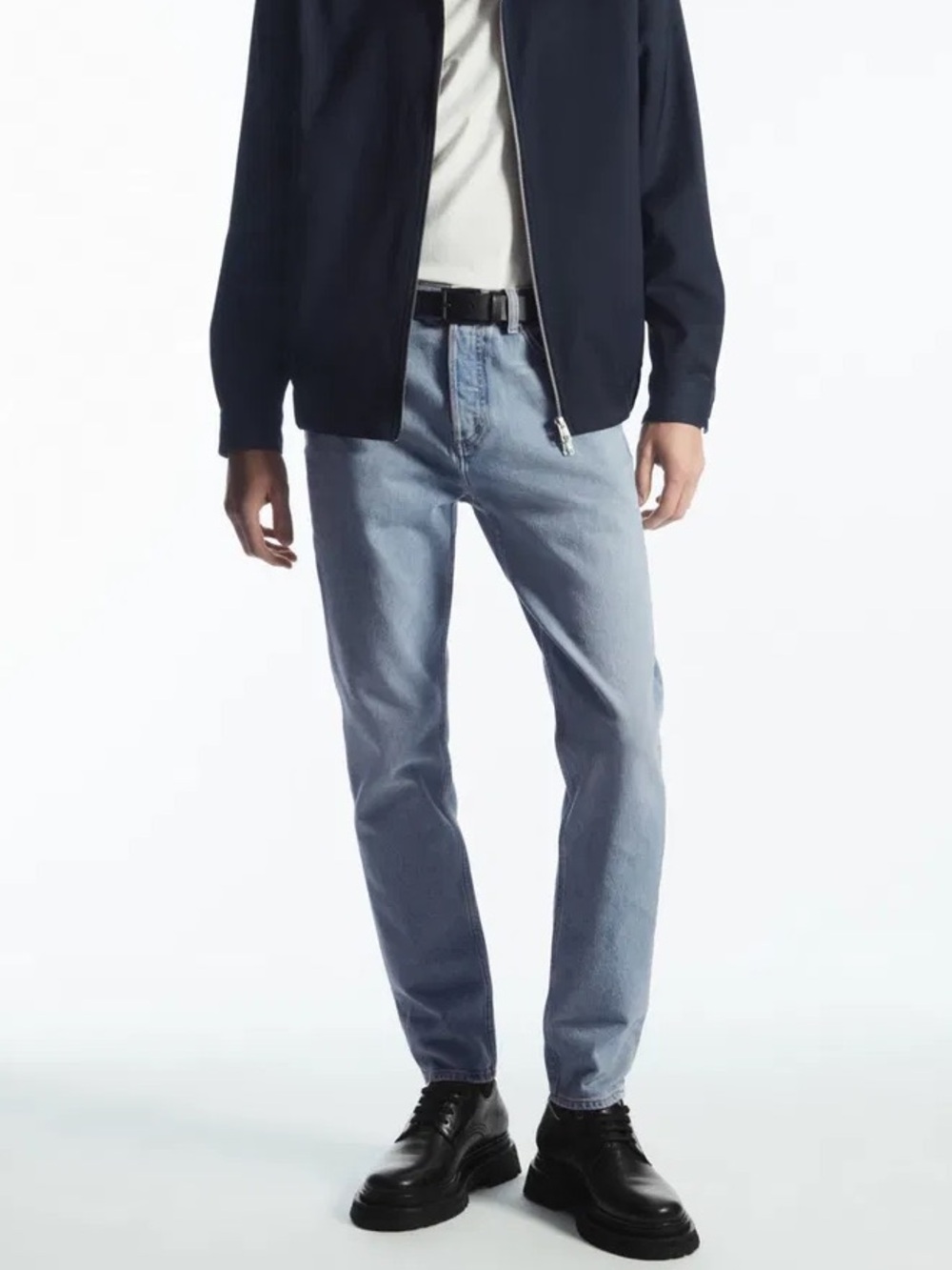 COS (29) Men's Pillar Tapered Jeans Cotton Non-Stretch Light Wash Mid-Rise